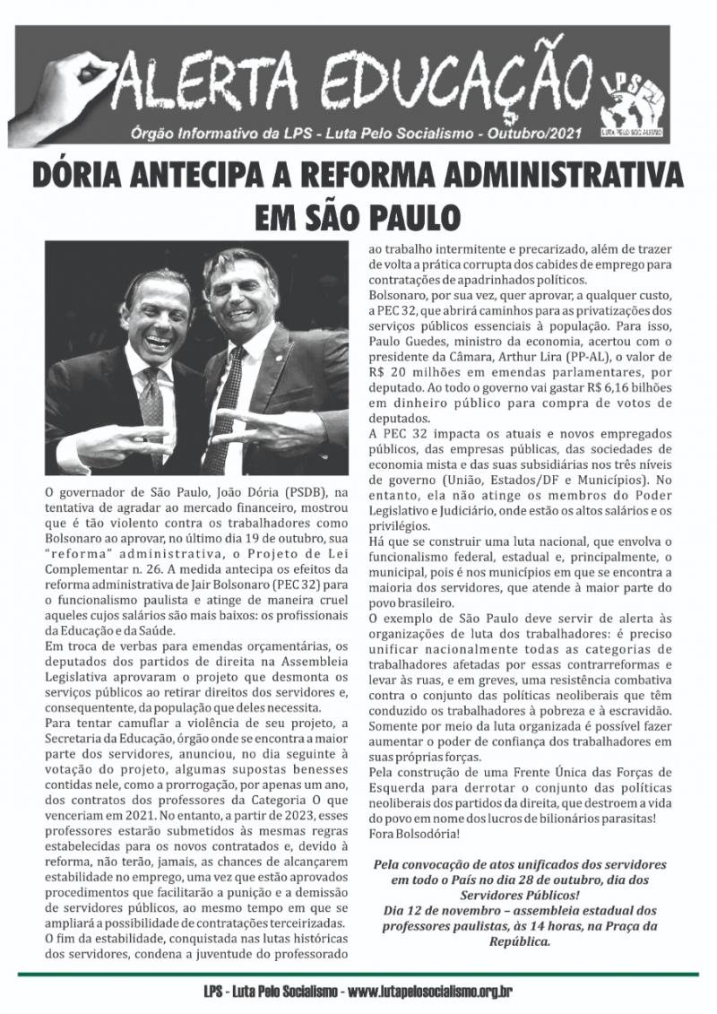 Alerta Educao - Outubro