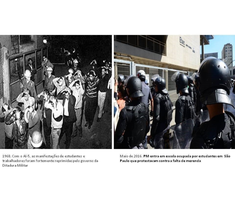 As ocupaes e o golpe