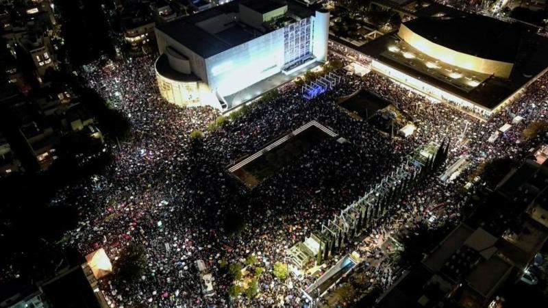 Manifestaes israelenses contra Netanyahu: a...