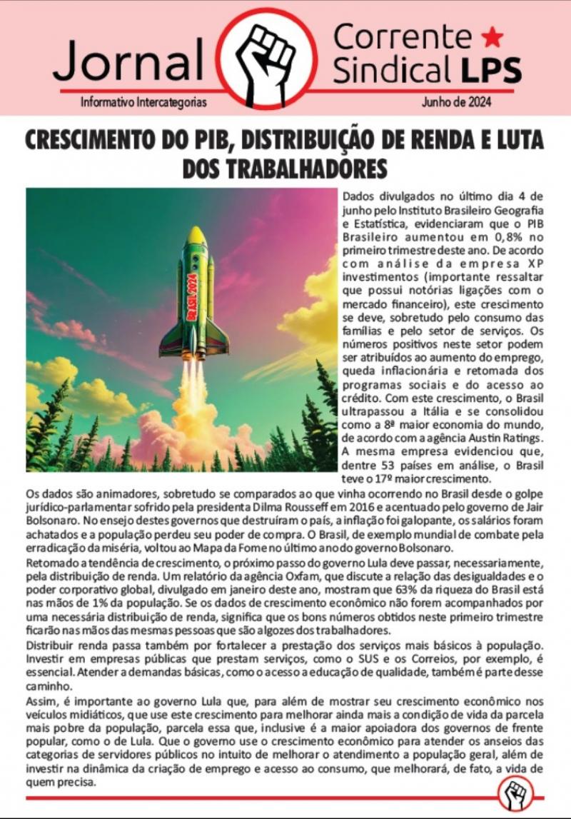 Jornal da Corrente Sindical LPS - Junho de 2024