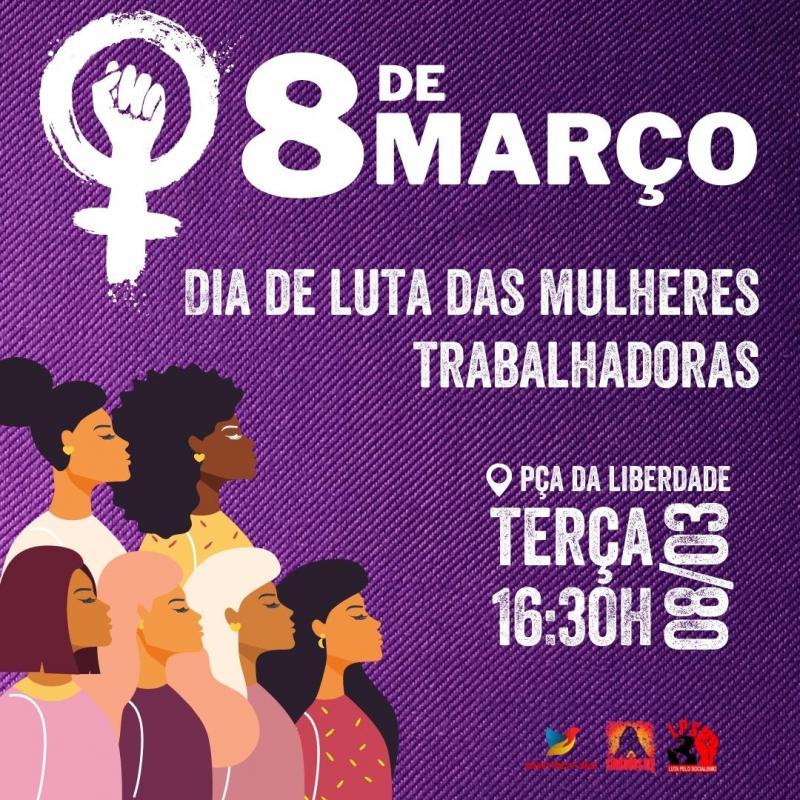 8 de maro: dia de luta da mulher trabalhadora