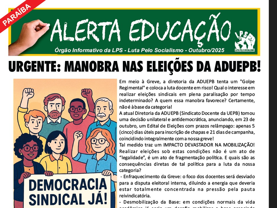 Boletim Alerta Educação - Edição Paraíba -...